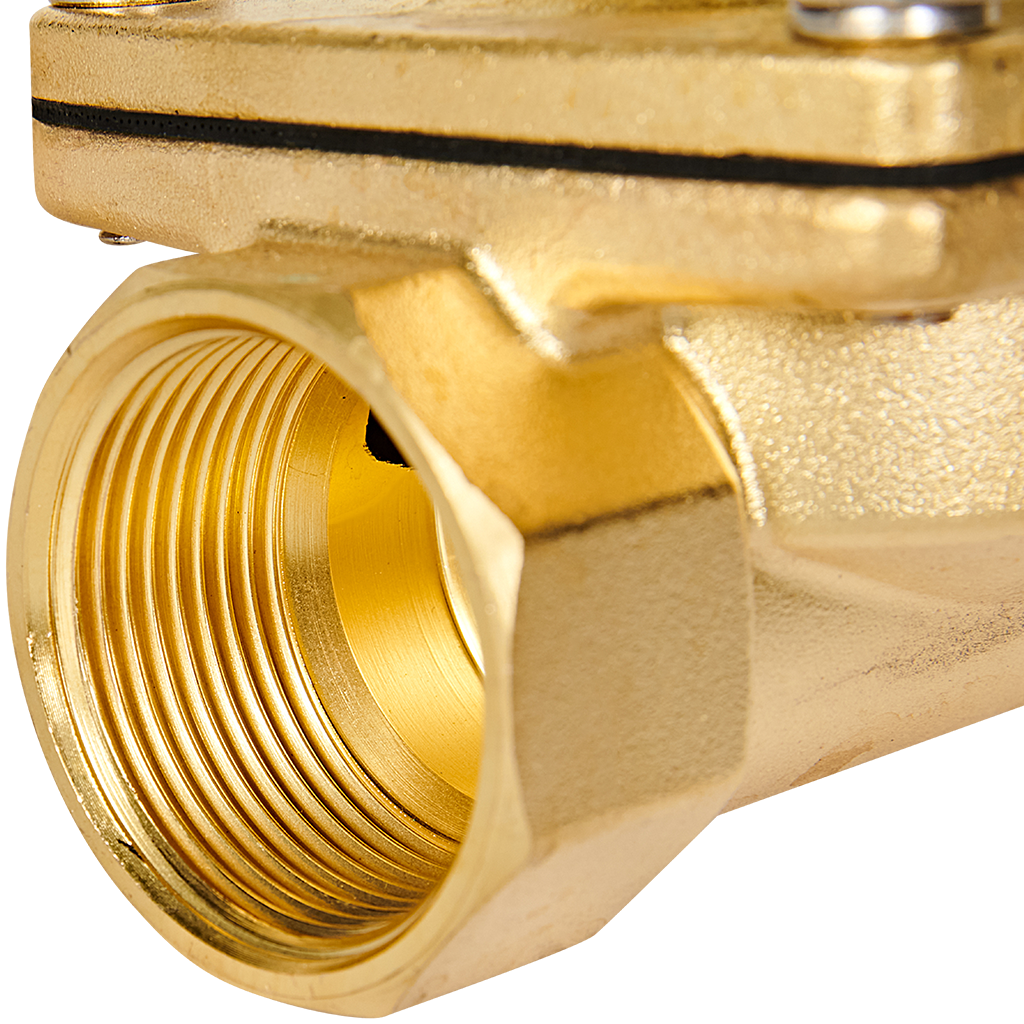 Клапан соленоидный (электромагнитный) STOUT прямого действия НО 24В G1 1/4 SSV-0020-024032