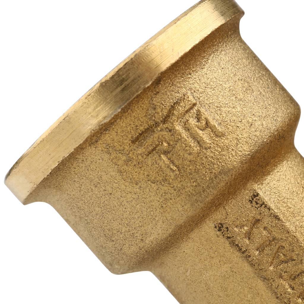 Угольник TIEMME НВ с упором 3/4х3/4 для стальных труб резьбовой, 1500064