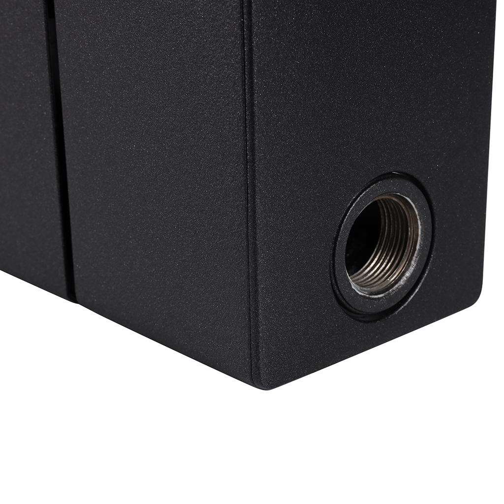 Радиатор биметаллический RIFAR SUPReMO 350 8 секций боковое подключение (цвет: Антрацит), 4RS35-8-AN