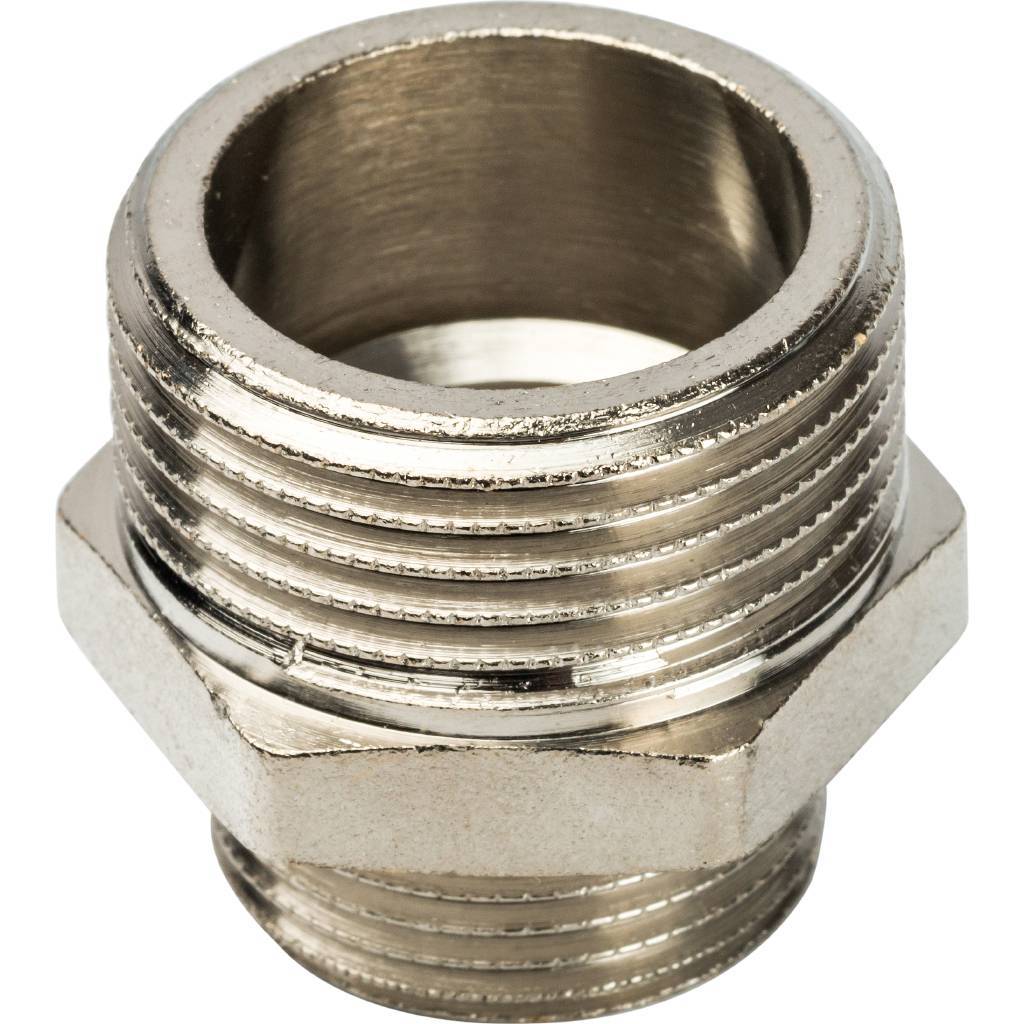 Ниппель НН STOUT переходной никелированный 1 X3/4, SFT-0004-000134