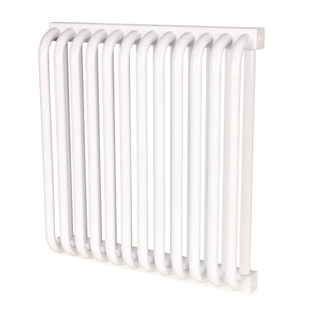 2-х трубчатый стальной радиатор ROMMER RST 2050/12 секций боковое подключение RAL9016