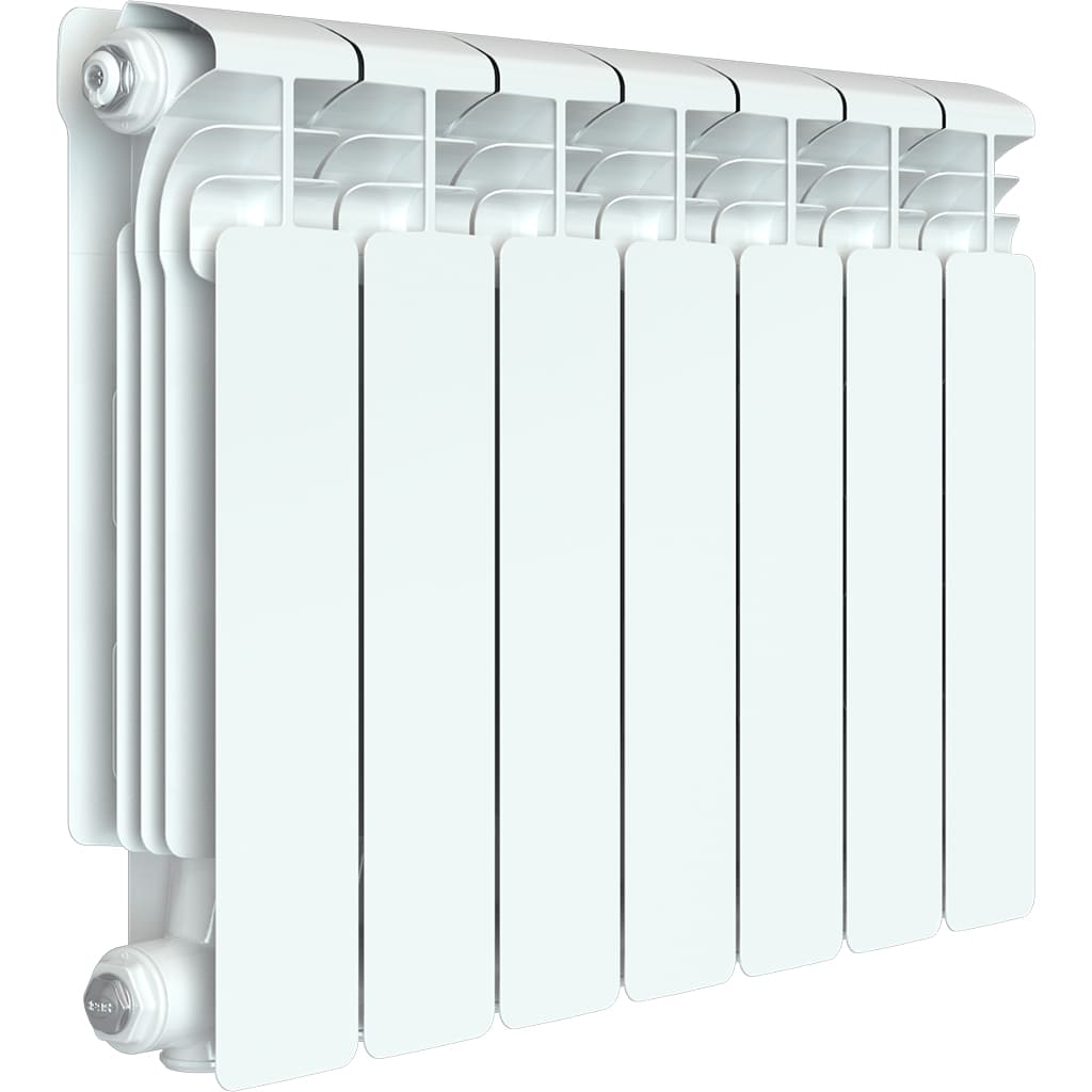 Радиатор алюминиевый RIFAR ALUM VENTIL 350 VR 7 секций нижнее правое подключение (белый RAL 9016), 2RАl35.VR-7