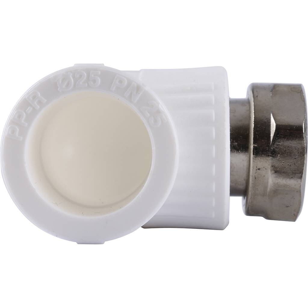 Угольник Kalde для полипропиленовых труб 25х3/4 , американка, 3222-tue-250c00