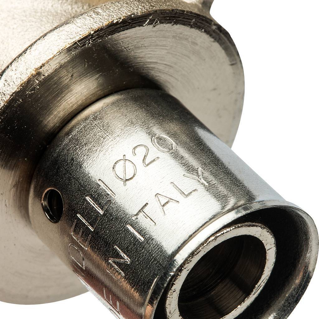 Переходной тройник Prandelli Multyrama (32.3х20,3х32.3) для металлопластиковых труб прессовой