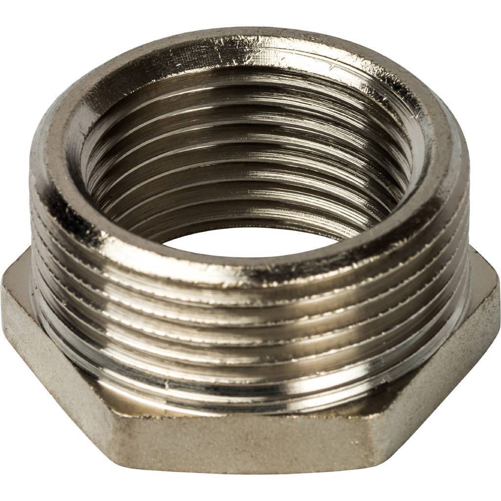 Футорка STOUT никелированная 1 1/2X1 1/4, SFT-0029-112114