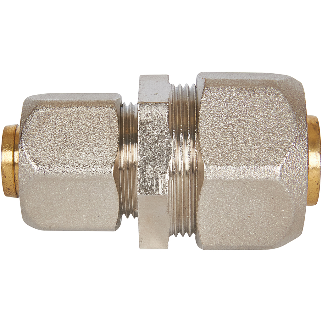 Муфта STOUT соединительная переходная 26x20 для металлопластиковых труб винтовой, SFS-0004-002620