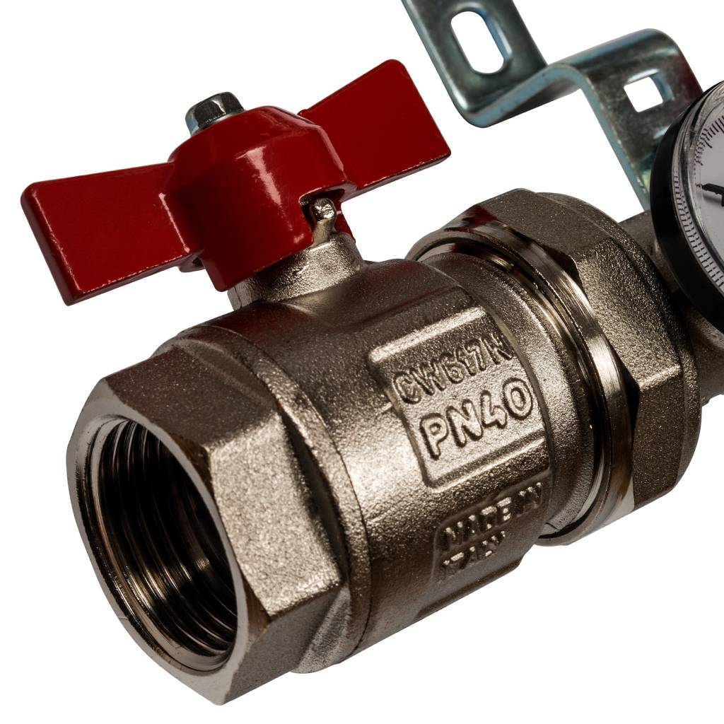 Коллектор из нержавеющей стали в сборе с расходомерами STOUT 9 выходов, SMS 0907 000009