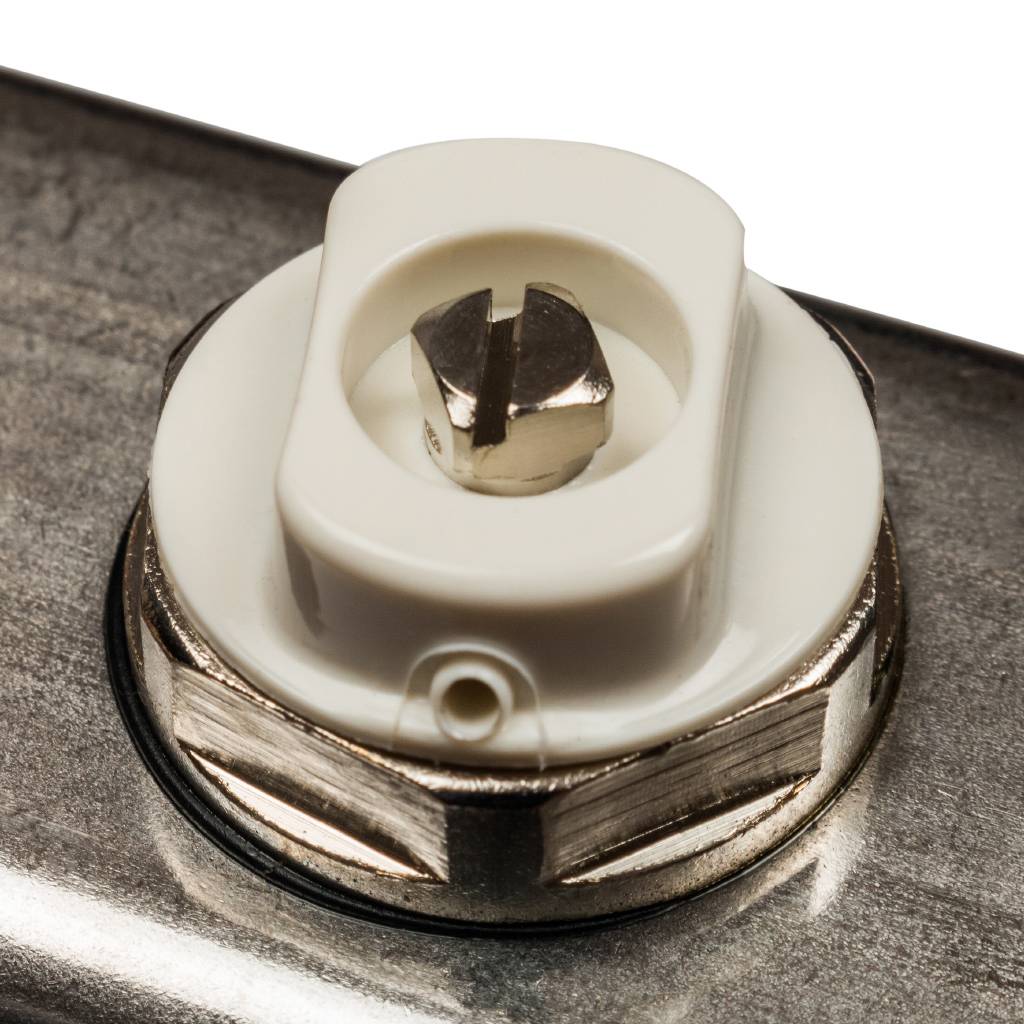 Коллектор из нержавеющей стали без расходомеров, с клапаном вып. воздуха и сливом STOUT 2 выхода, SMS-0932-000002