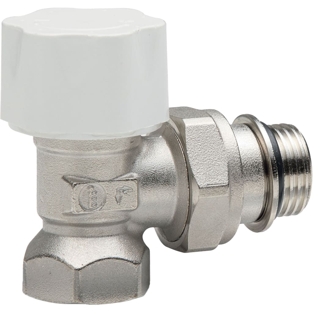 Термостатический вентиль угловой LUXOR с предварительной настройкой DN 15 1/2”, 12022103