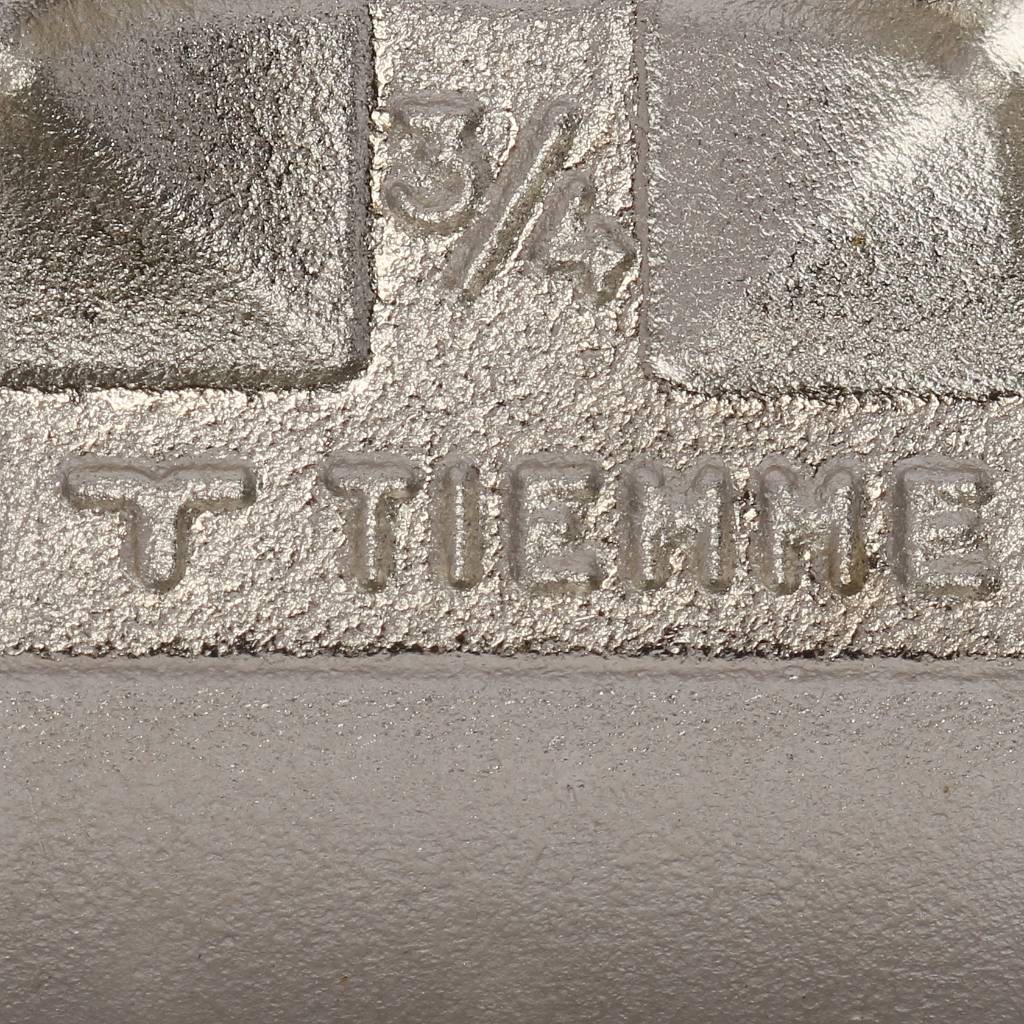 Тройник TIEMME ВВ никелированный 3/4 для стальных труб резьбовой, 1500096