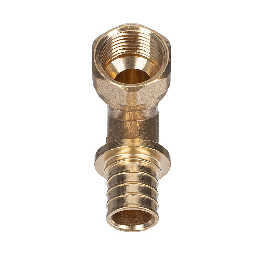 Угольник аксиальный, латунь, внутренняя резьба,20х1/2, желтый, RTP