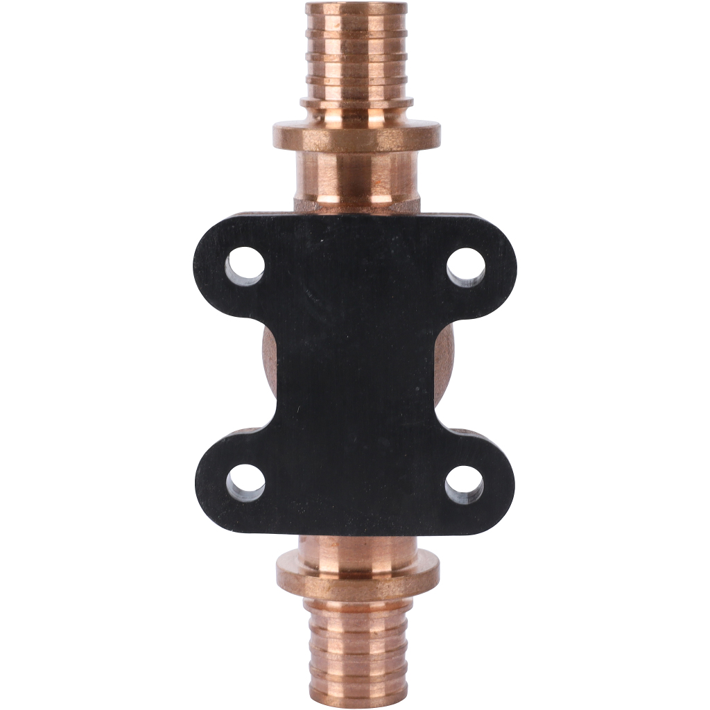 Тройник РЕХАУ RAUTITAN настенный с внутренней резьбой 16-Rp1/2-16 RX+ для труб из сшитого полиэтилена аксиальный