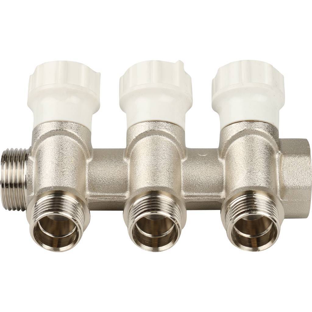 Коллектор распределительный регулируемый Itap 465/3 (3/4 x 1/2, 3 выхода)