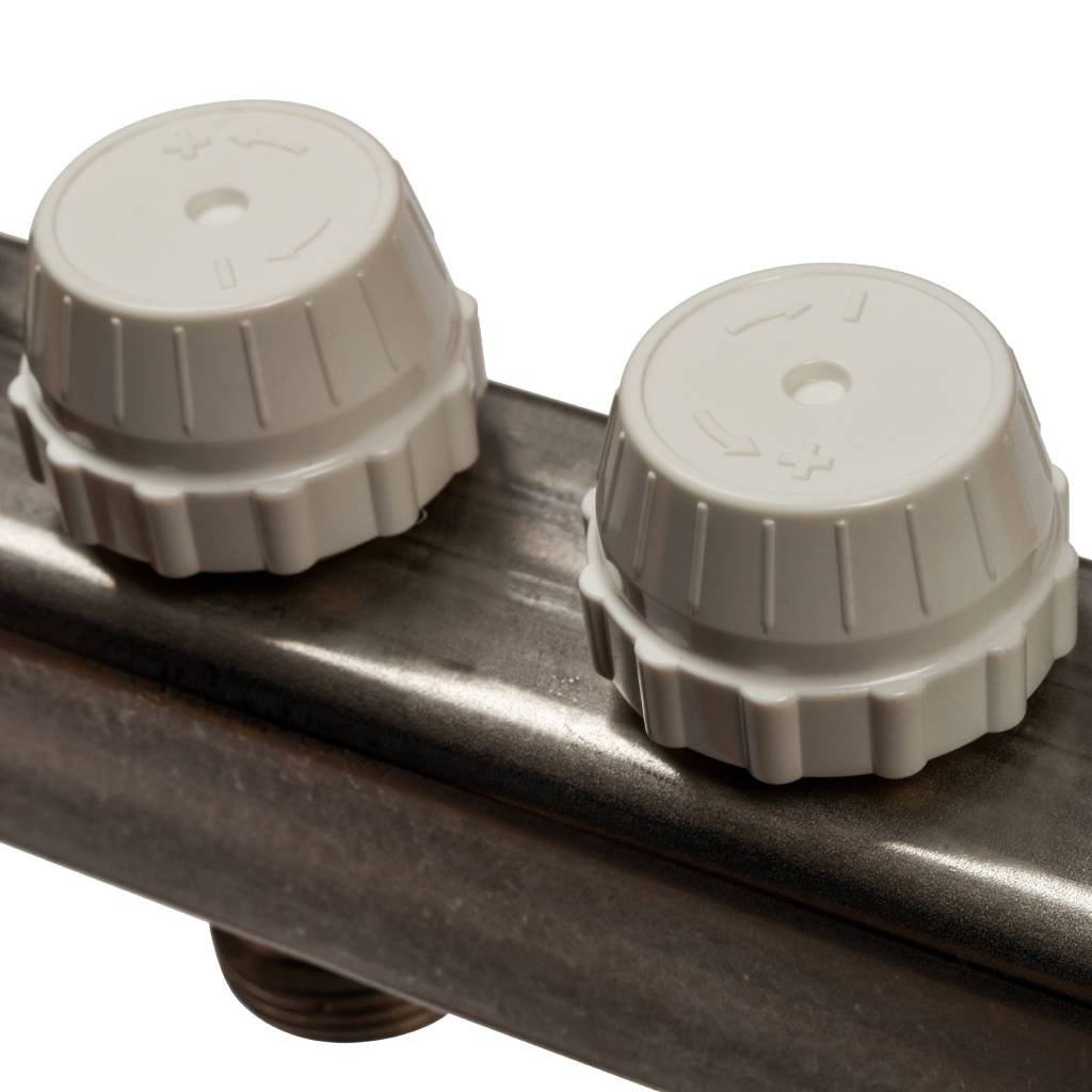 Коллектор из нержавеющей стали без расходомеров STOUT 10 выходов, SMS 0922 000010