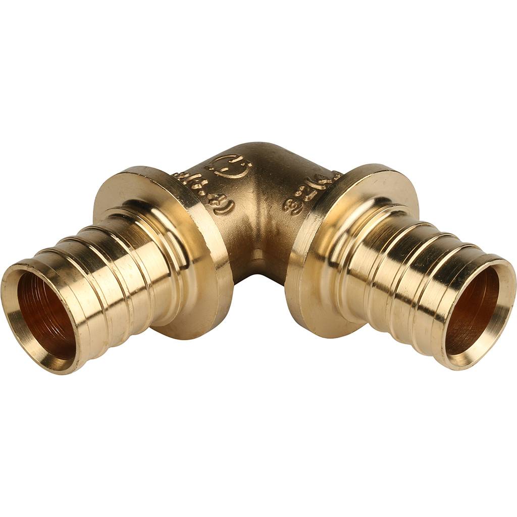 Угольник STOUT 90° 16 для труб из сшитого полиэтилена аксиальный