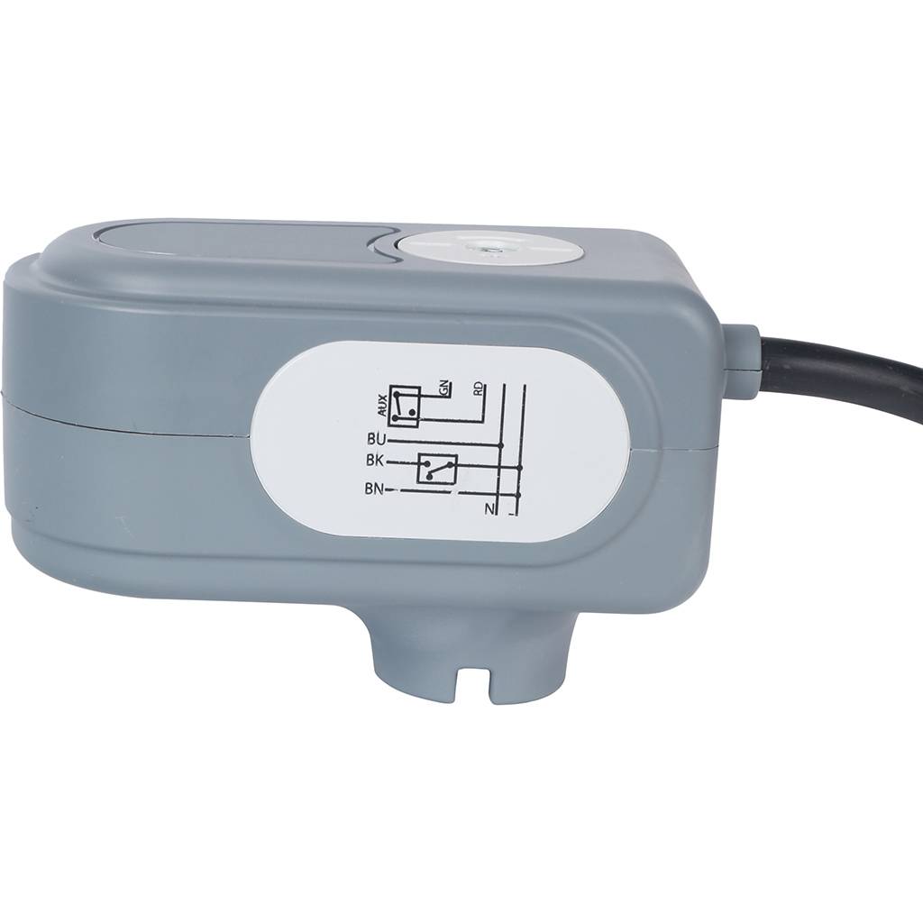 Сервопривод для шаровых зональных клапанов STOUT ход 90°, кабель 1 м, 40 сек., 24 B, 5 полюсов, SVM-0071-024005