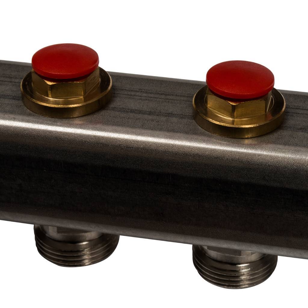 Коллектор из нержавеющей стали в сборе без расходомеров STOUT 11 выходов, SMS 0912 000011