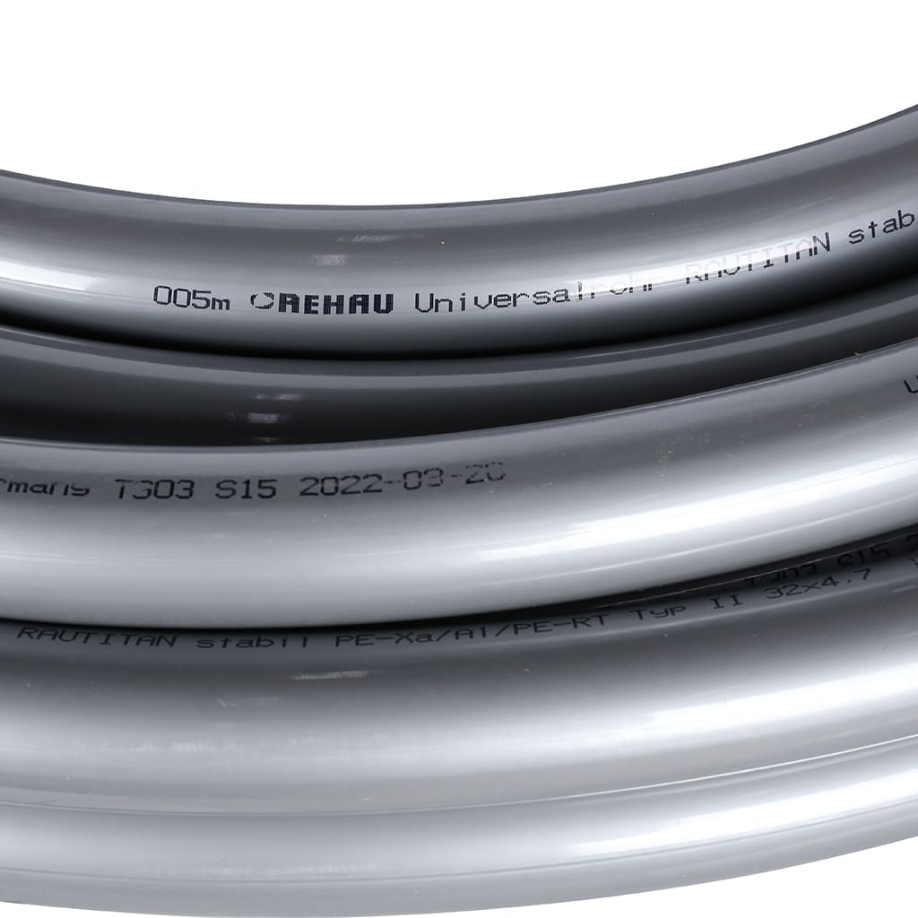 РЕХАУ RAUTITAN stabil труба универсальная 32х4,7 мм, бухта 25 м из сшитого полиэтилена PEX, 11301511025