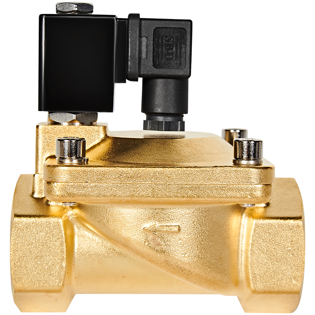 Клапан соленоидный (электромагнитный) STOUT непрямого (пилотного) действия НЗ 220В G1 1/2 SSV-0030-220040