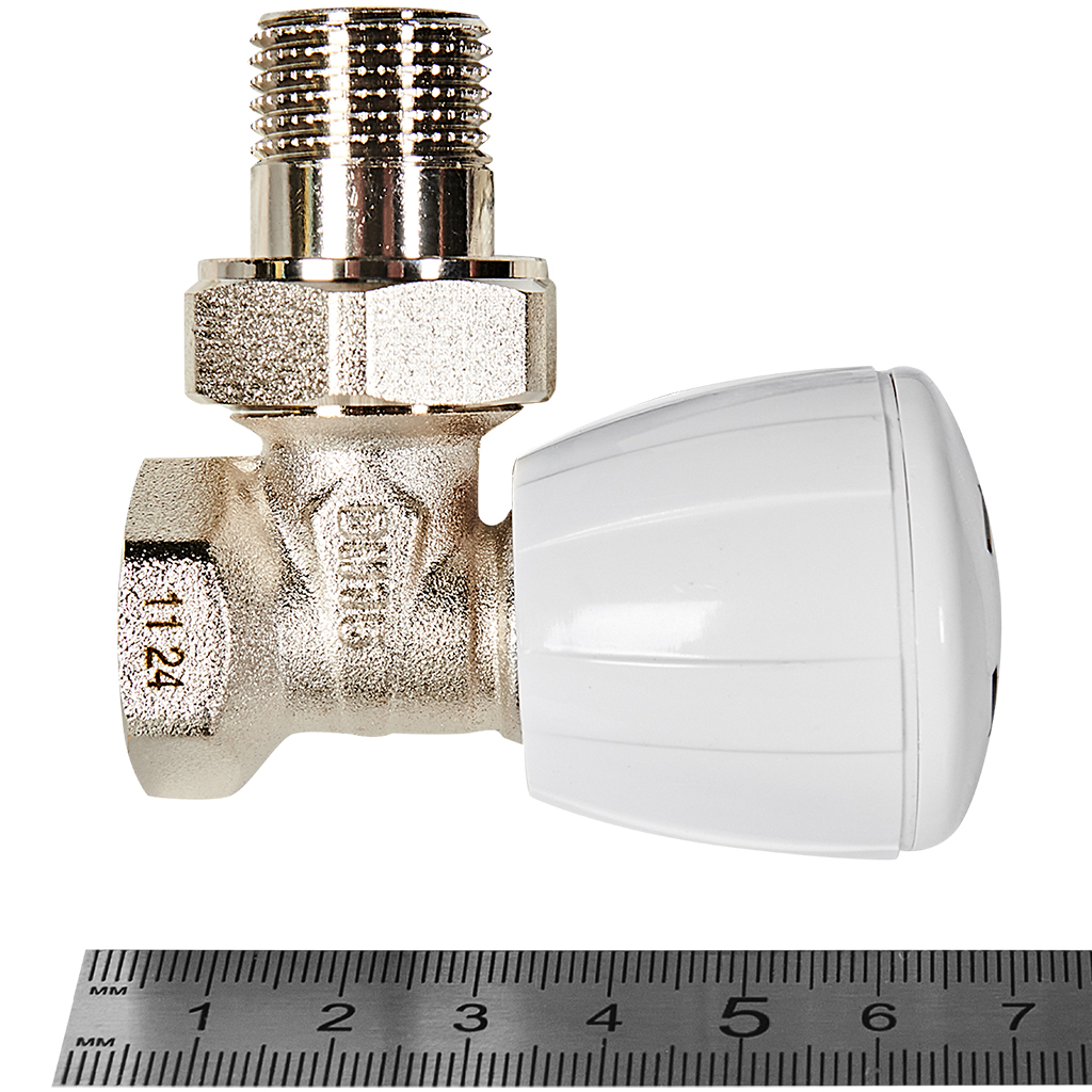 Клапан ручной регулирующий ROMMER RVR-0002-100015 угловой 1/2, RVR-0002-100015