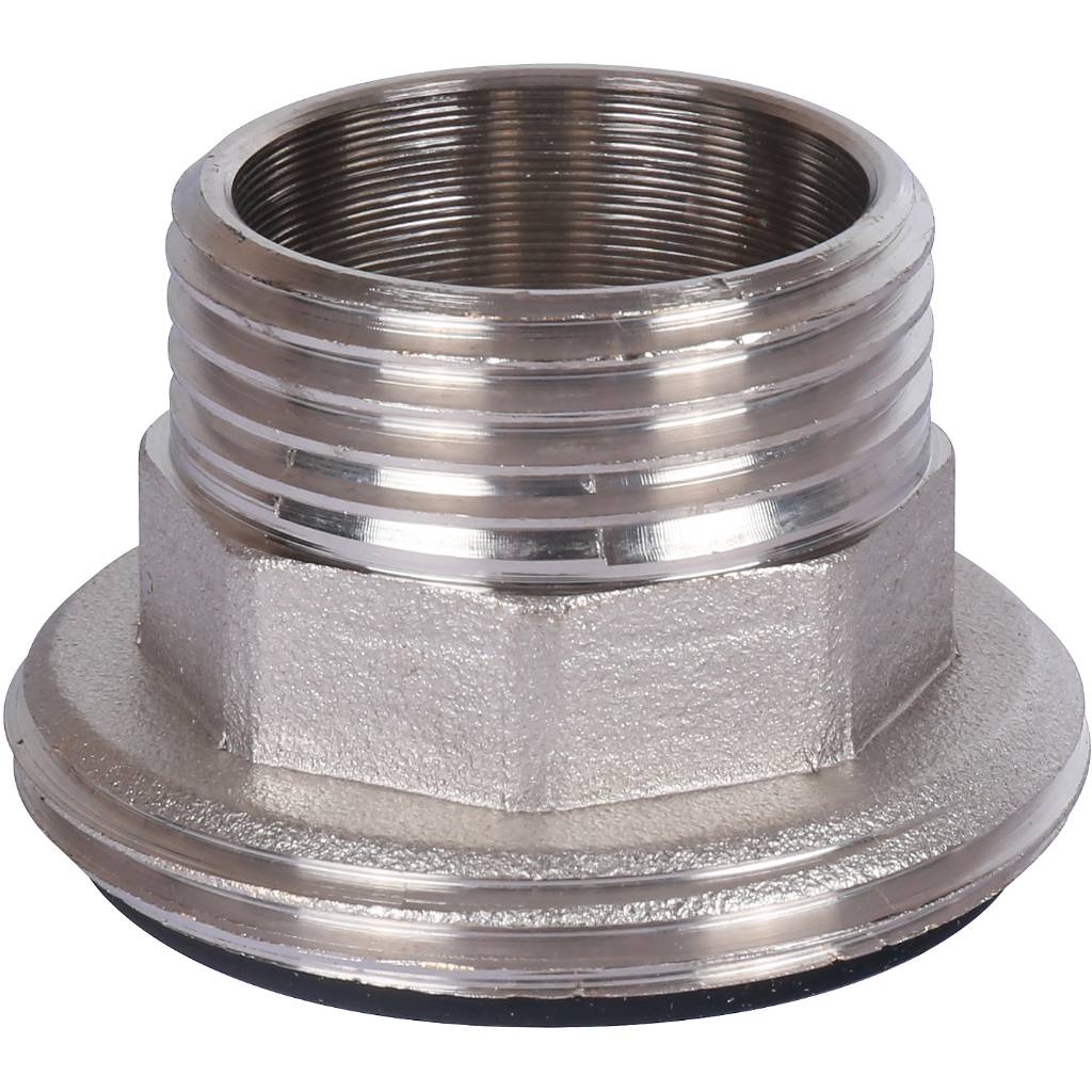 Муфта разъемная с наружной резьбой Политэк 32х1 для полипропиленовых труб под сварку (цвет белый), 9800003201