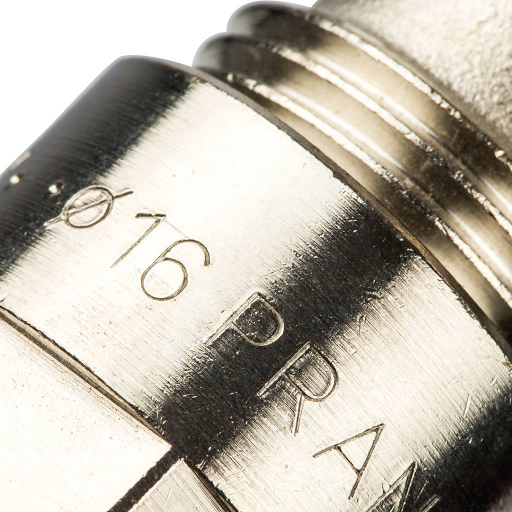 Тройник с нар.резьбой Prandelli Multyrama (16х2,0х1/2) для металлопластиковых труб винтовой, 103.07.51.6