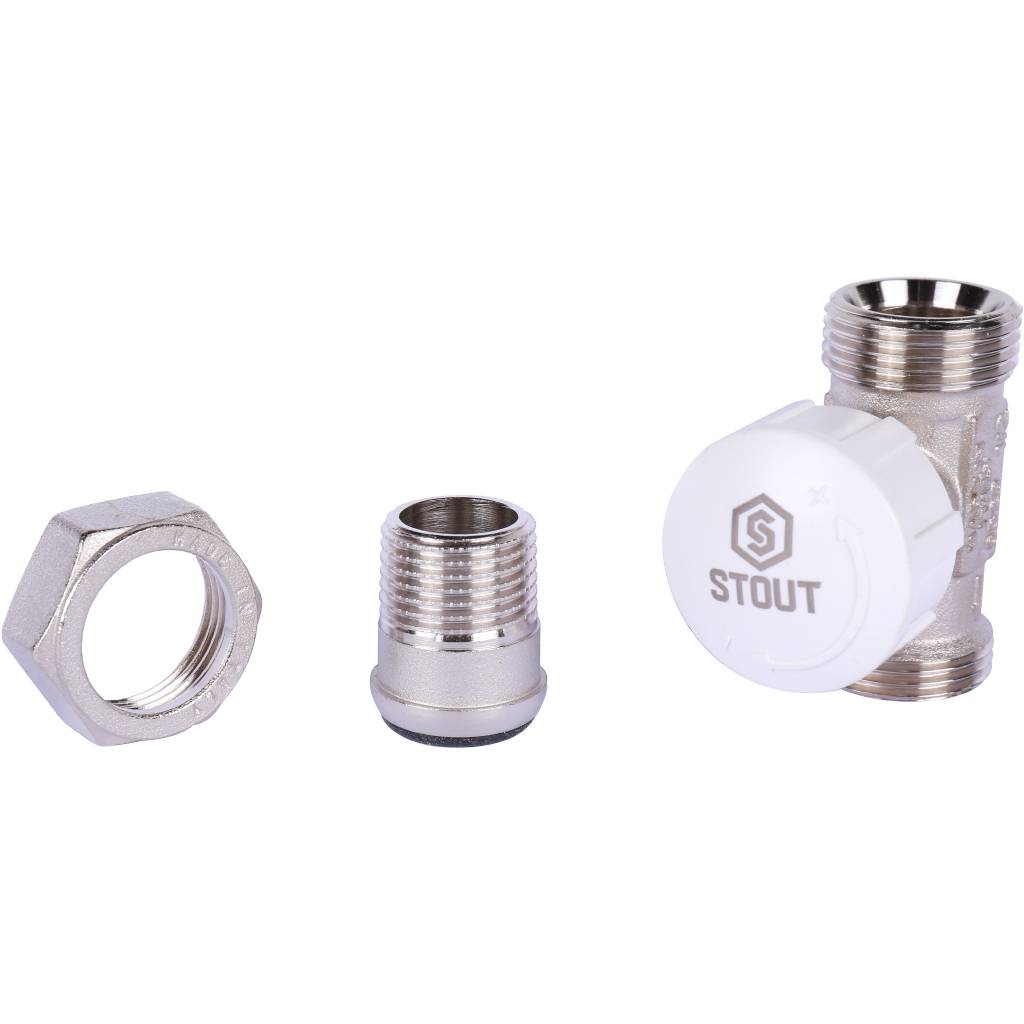 Клапан термостатический прямой STOUT 1/2 х 3/4 ЕК, SVT-0001-100015