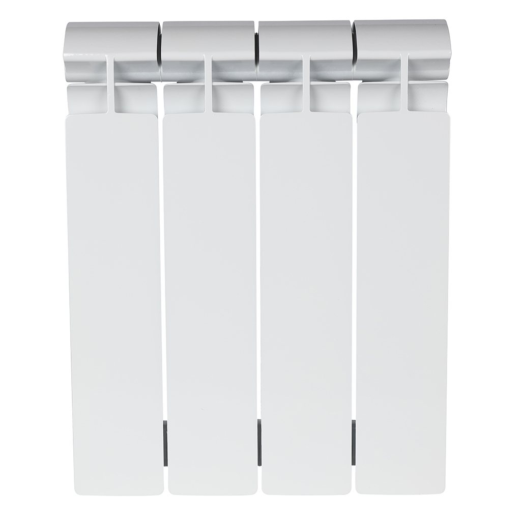 Радиатор биметаллический STOUT ALPHA 350 4 секций боковое подключение (белый RAL 9016), SRB-2310-035004