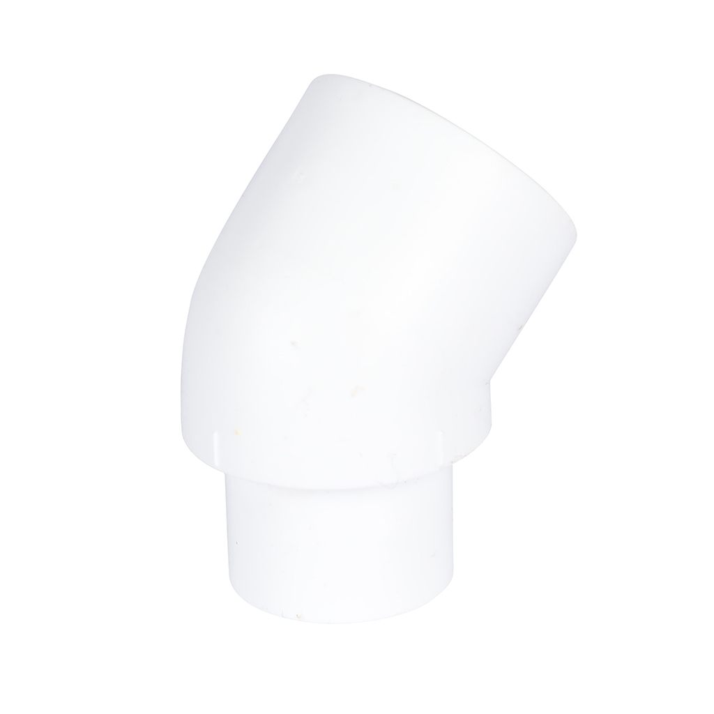 Угольник Политэк d=20 45* внутр./наруж.  для полипропиленовых труб под сварку (цвет белый), 9422002045