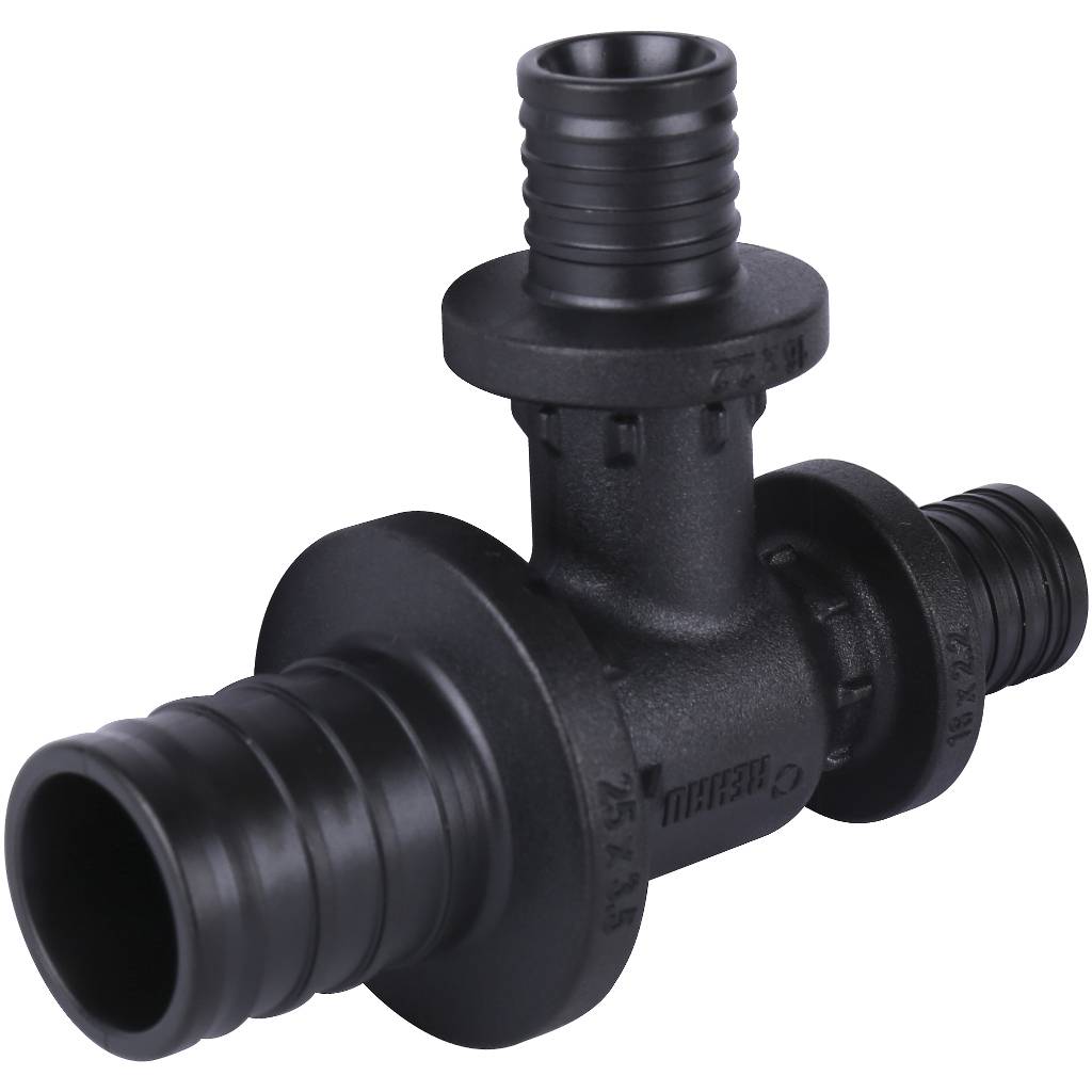 Тройник РЕХАУ RAUTITAN с уменьшенным боковым и торцевым проходом 25-16-16 PX, 11600821001