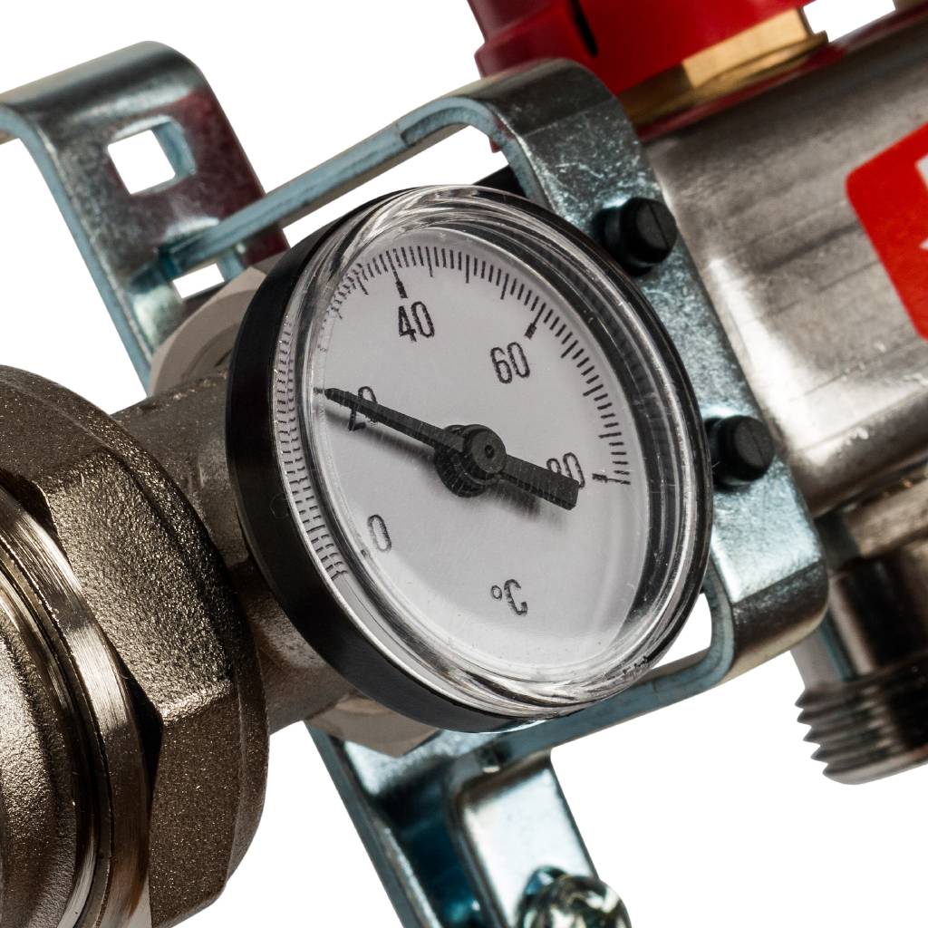 Коллектор из нержавеющей стали в сборе с расходомерами STOUT 11 выходов, SMS 0907 000011