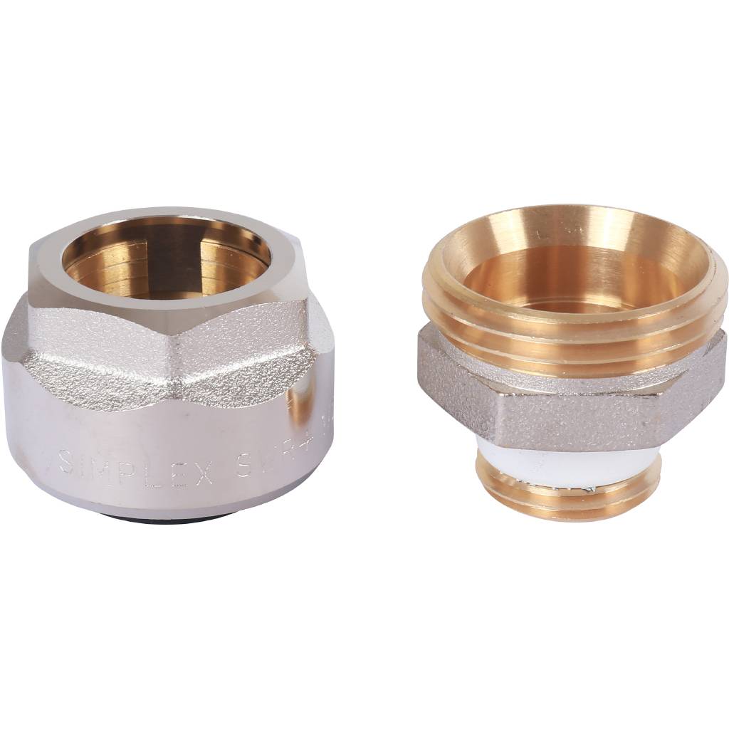 Фитинг Meibes резьбовой латунный Plus для стальных труб 1/2*1/2” HР, F13078