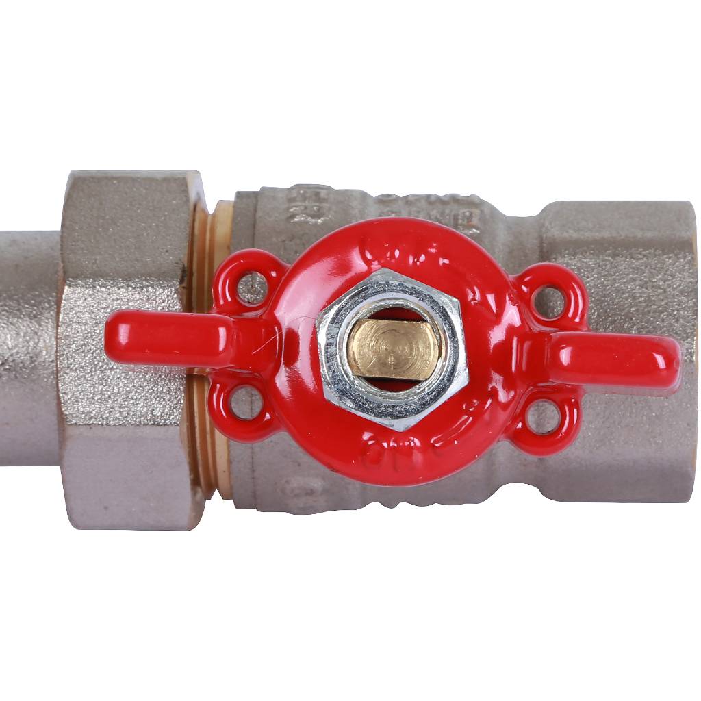 Кран шаровой ROMMER с американкой 1/2 ВН/НР, ручка бабочка, RBV-0005-0510215