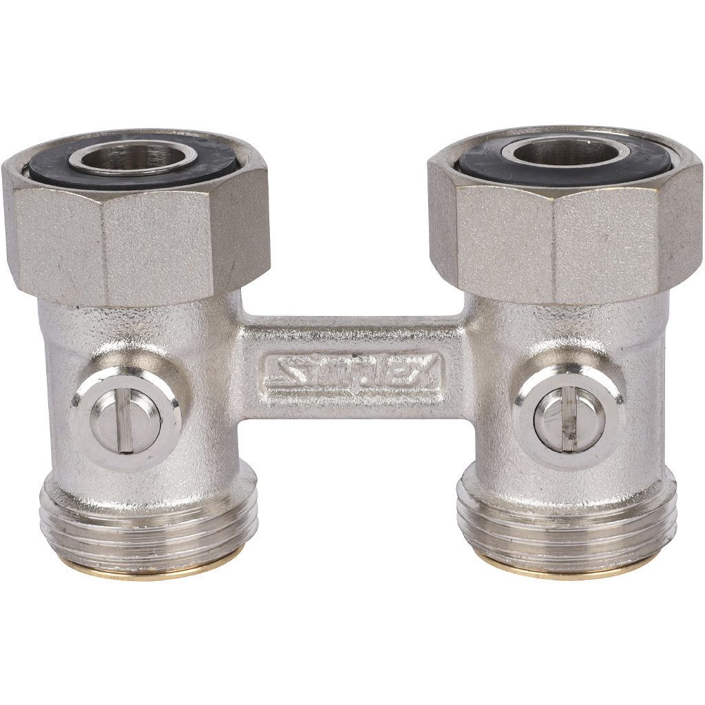 Узлы нижнего подключения для радиаторов Meibes Standart line Тип D2/50 прямой, 3/4 BPx3/4 HP 5/25, F10015