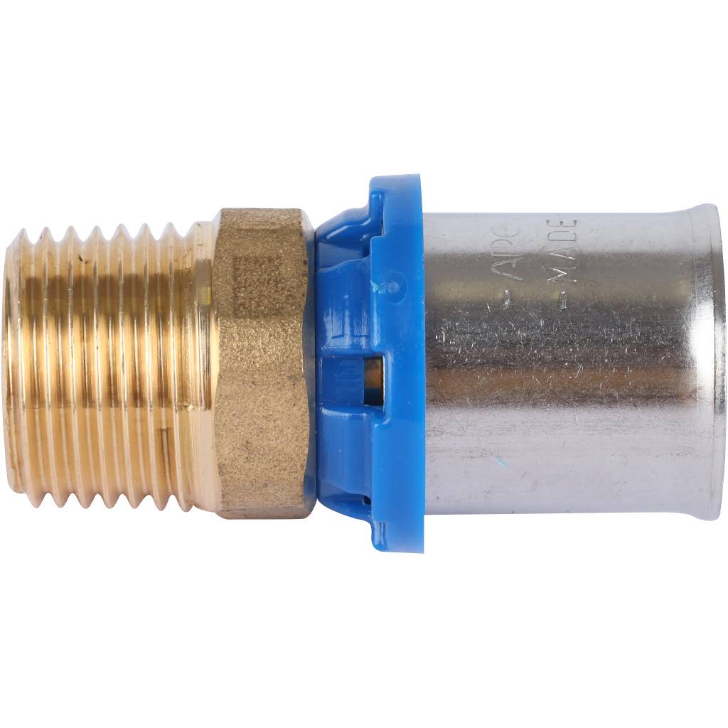 Переходник APE с наружной резьбой 1/2 х20 для металлопластиковых труб прессовой, ARL1003200