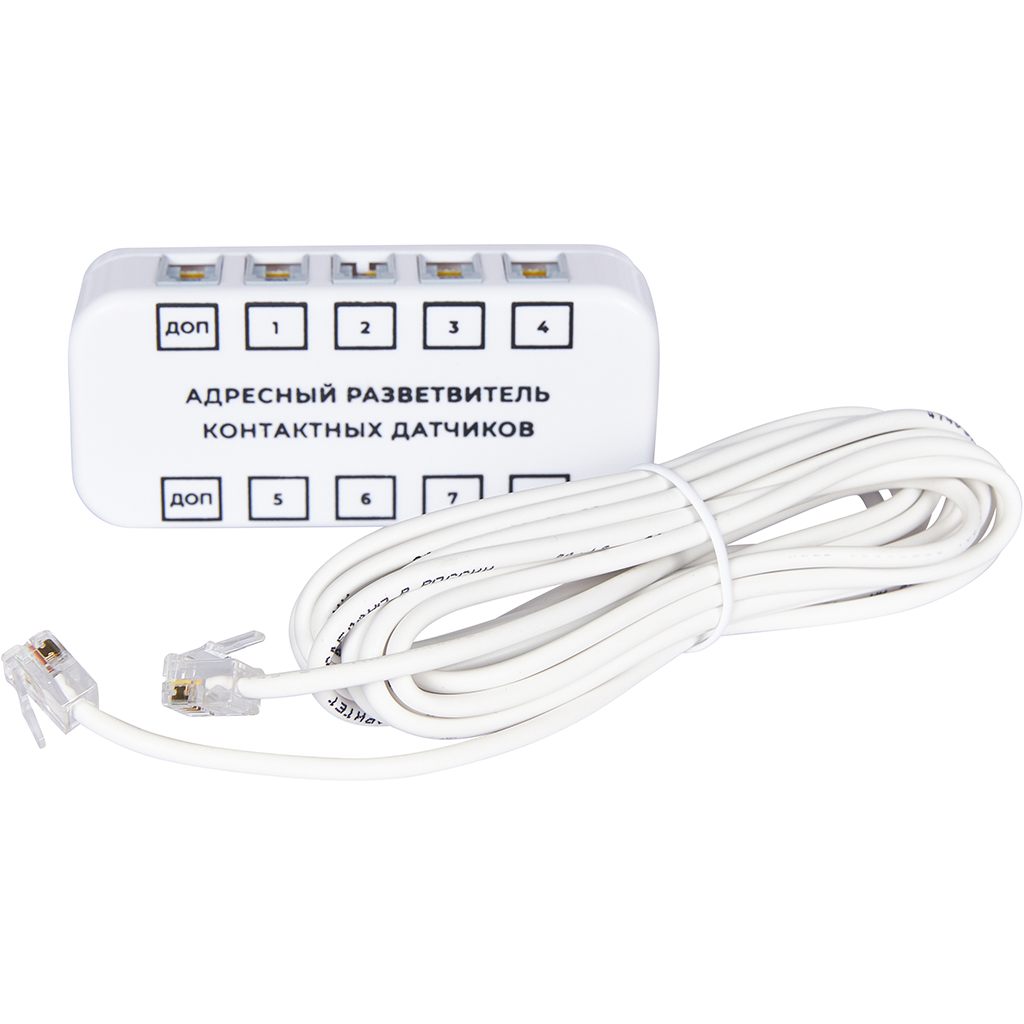 Разветвитель для контактных датчиков адресный RS485 (Modbus) Ectocontrol, ec01055