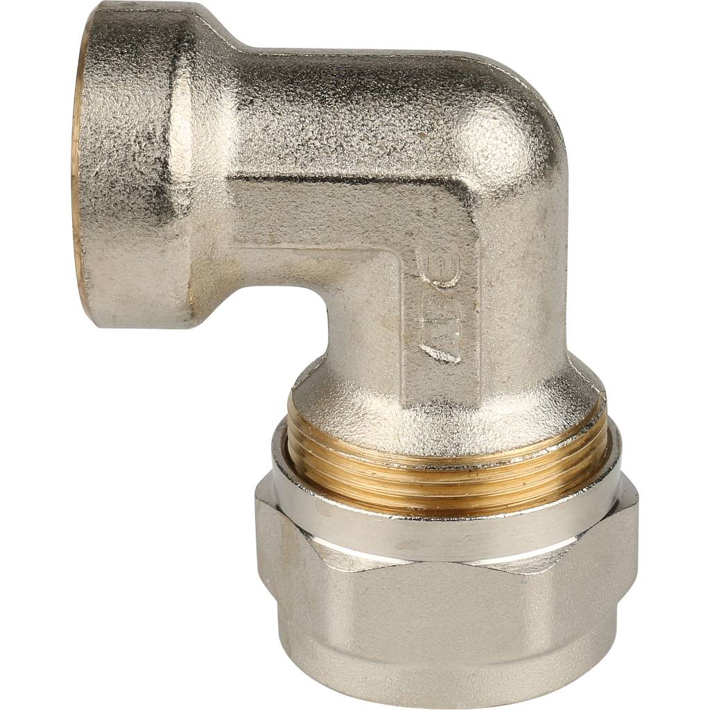 Угольник-переходник STOUT с внутренней резьбой 3/4 х26 для металлопластиковых труб винтовой, SFS-0007-003426