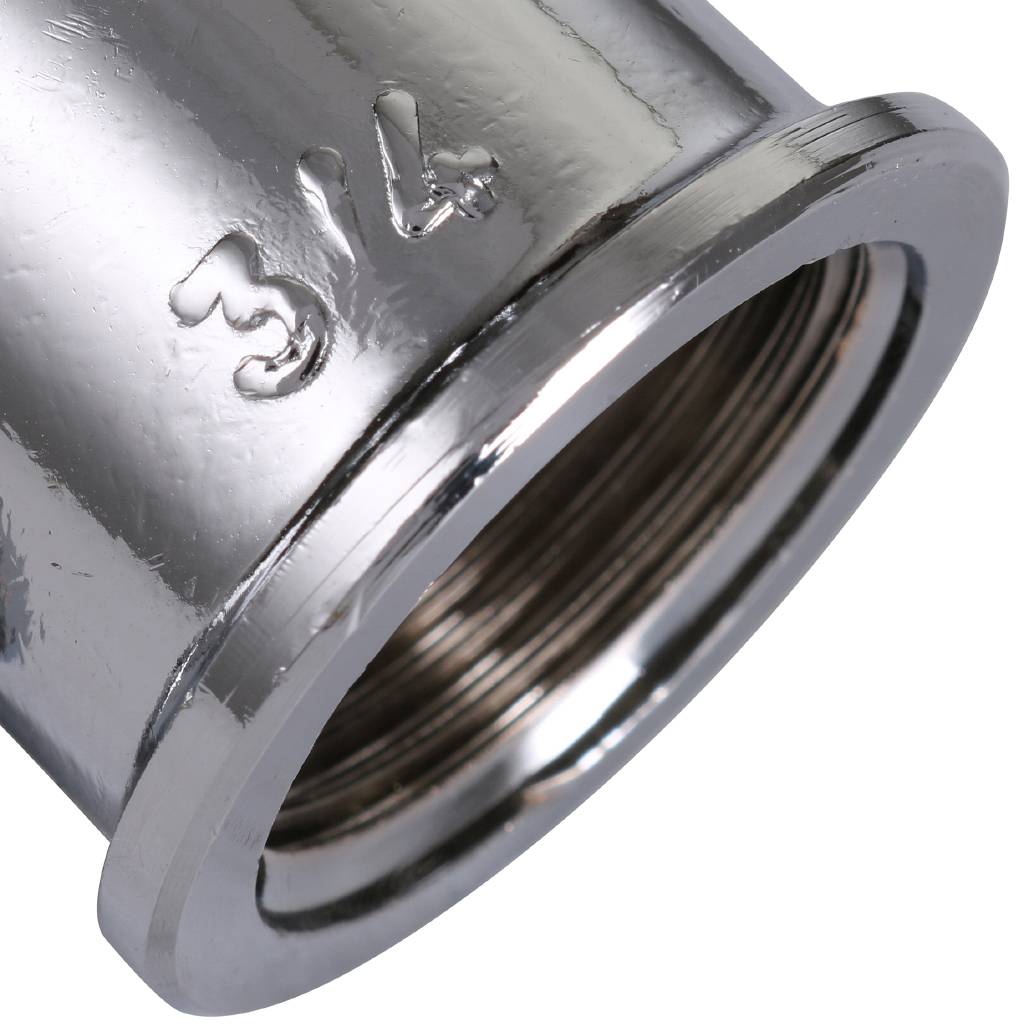 Тройник TIEMME 3/4х1/2х3/4 ВР хром, 1500596