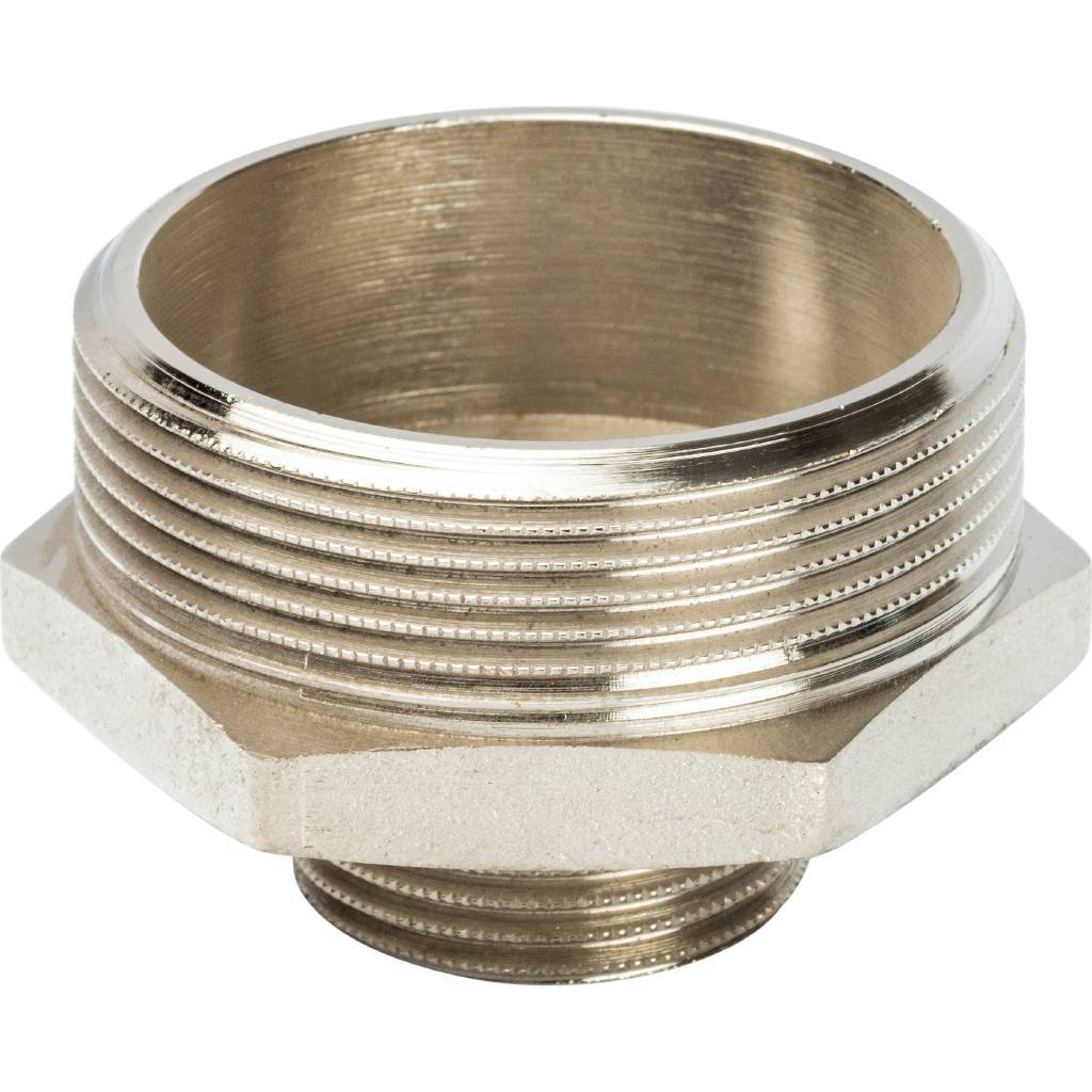 Ниппель НН STOUT переходной никелированный 2X1, SFT-0004-000021