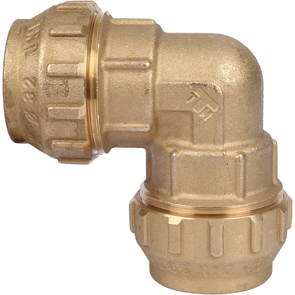 Угольник TIEMME 32х32 для труб ПНД винтовой, 3400003