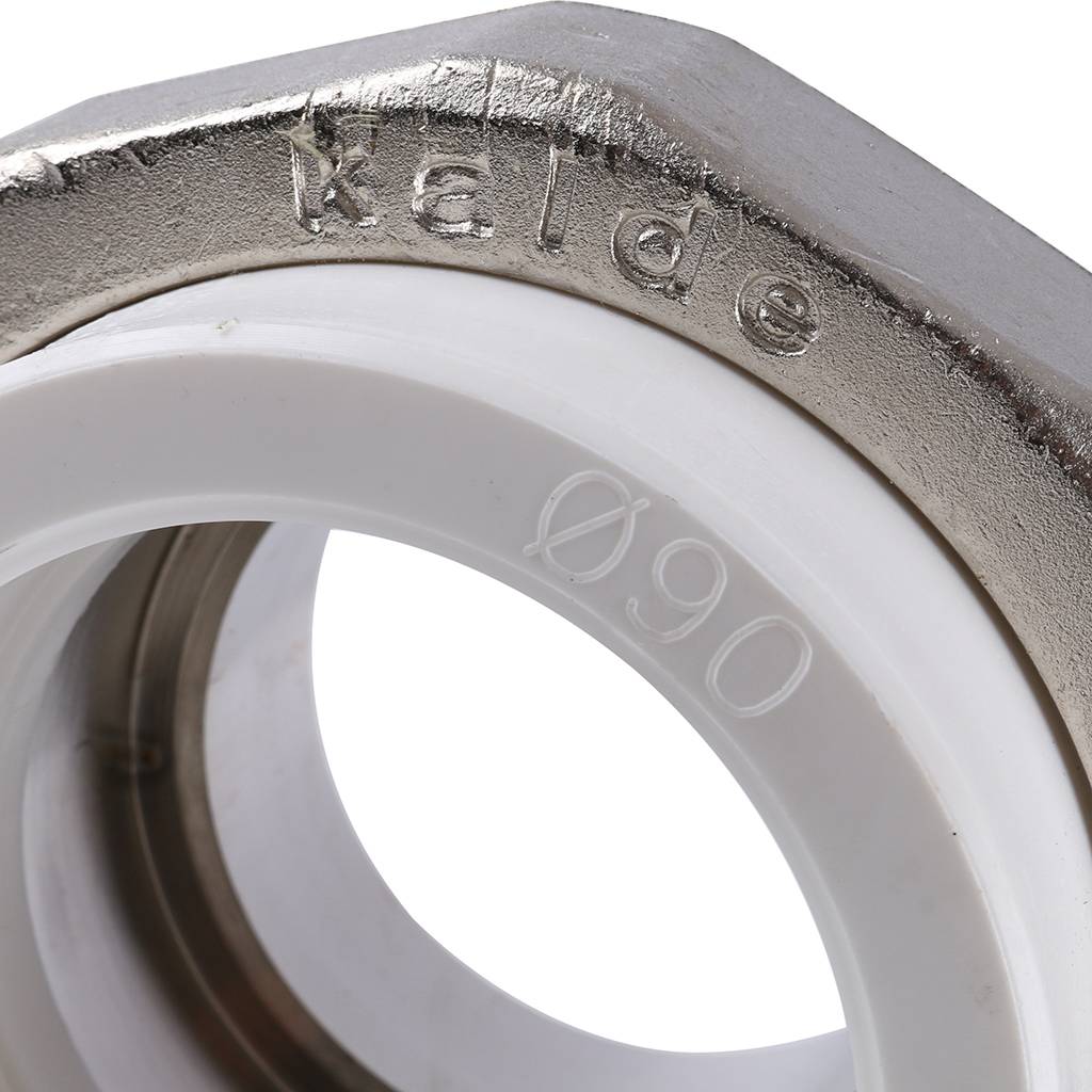 Муфта разъемная Kalde с наружной резьбой 90x3 для полипропиленовых труб под сварку (цвет белый), 3252-tum-903000