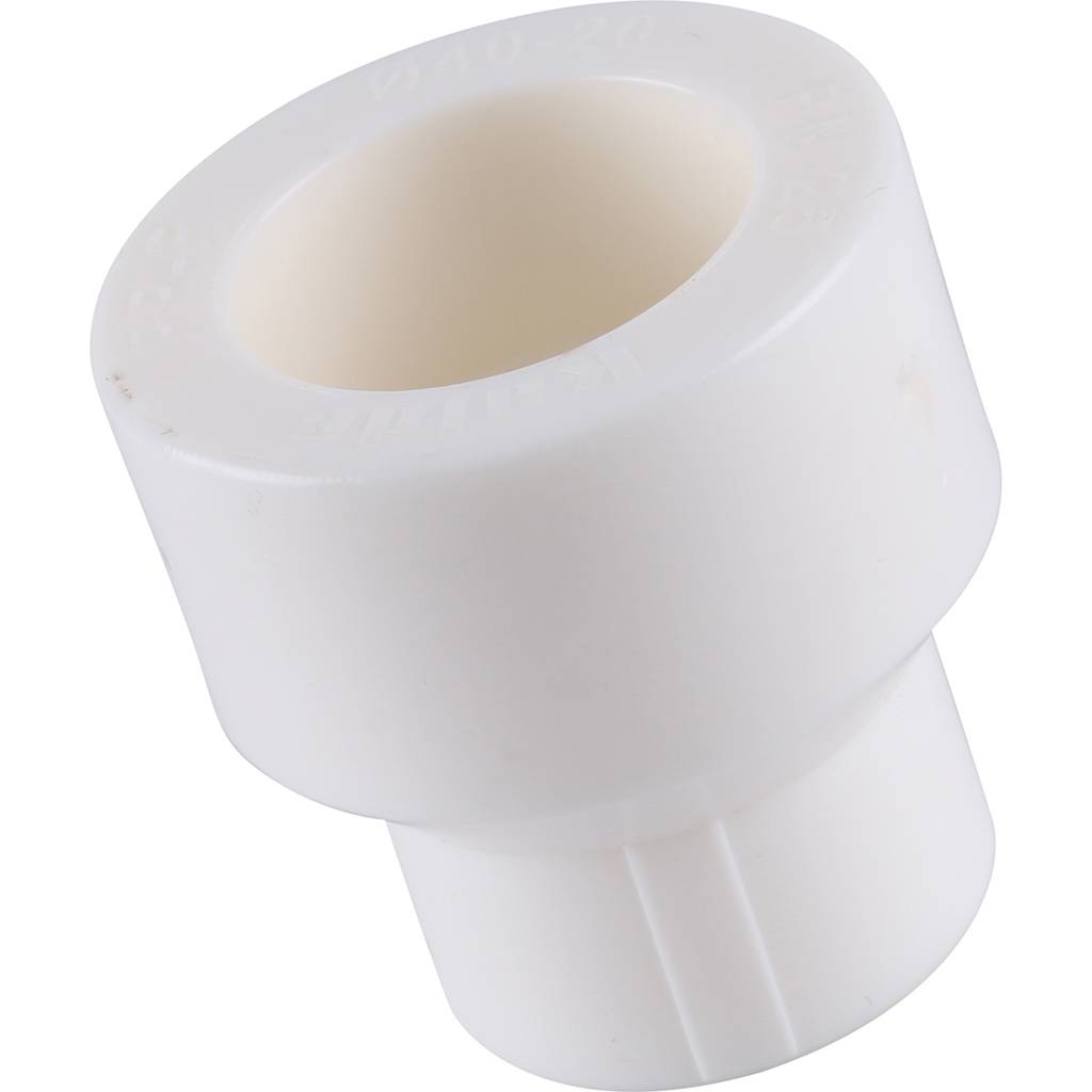 Муфта переходная Kalde 40х20 для полипропиленовых труб под сварку (цвет белый), 3212-rdc-402000
