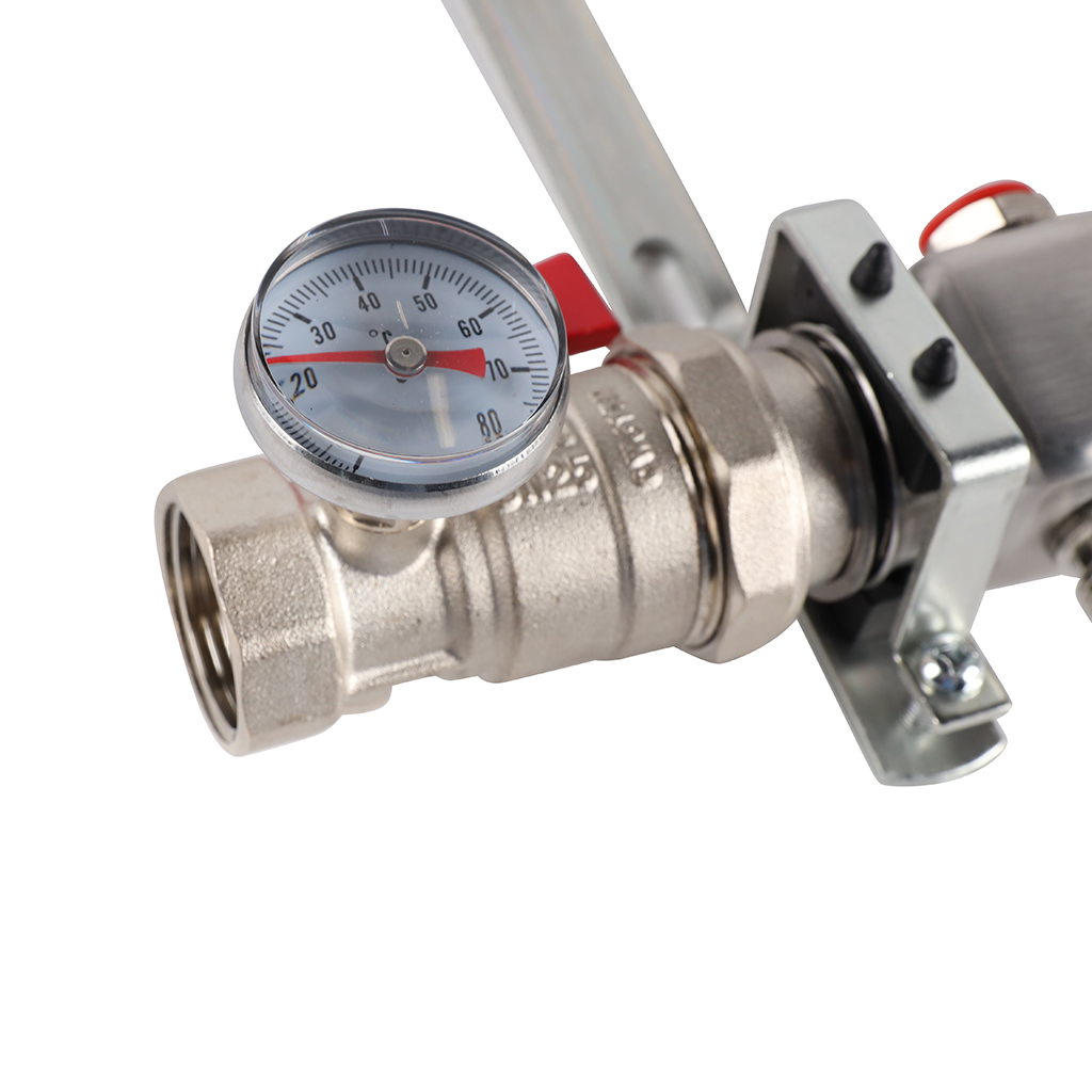 Коллектор из нержавеющей стали в сборе без расходомеров ROMMER 5 выходов