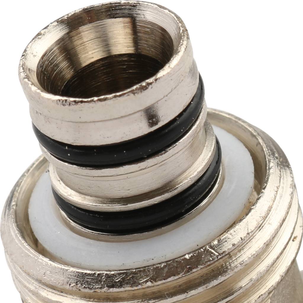 Угольник TIEMME с наружной резьбой (16х2.0х3/4) для металлопластиковых труб винтовой, 1600066