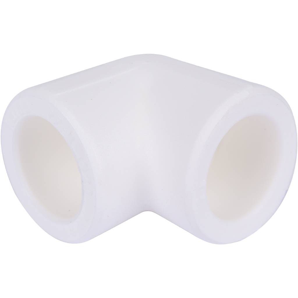 Угольник Kalde d=20 90 для полипропиленовых труб под сварку (цвет белый), R.3212-elb-200000