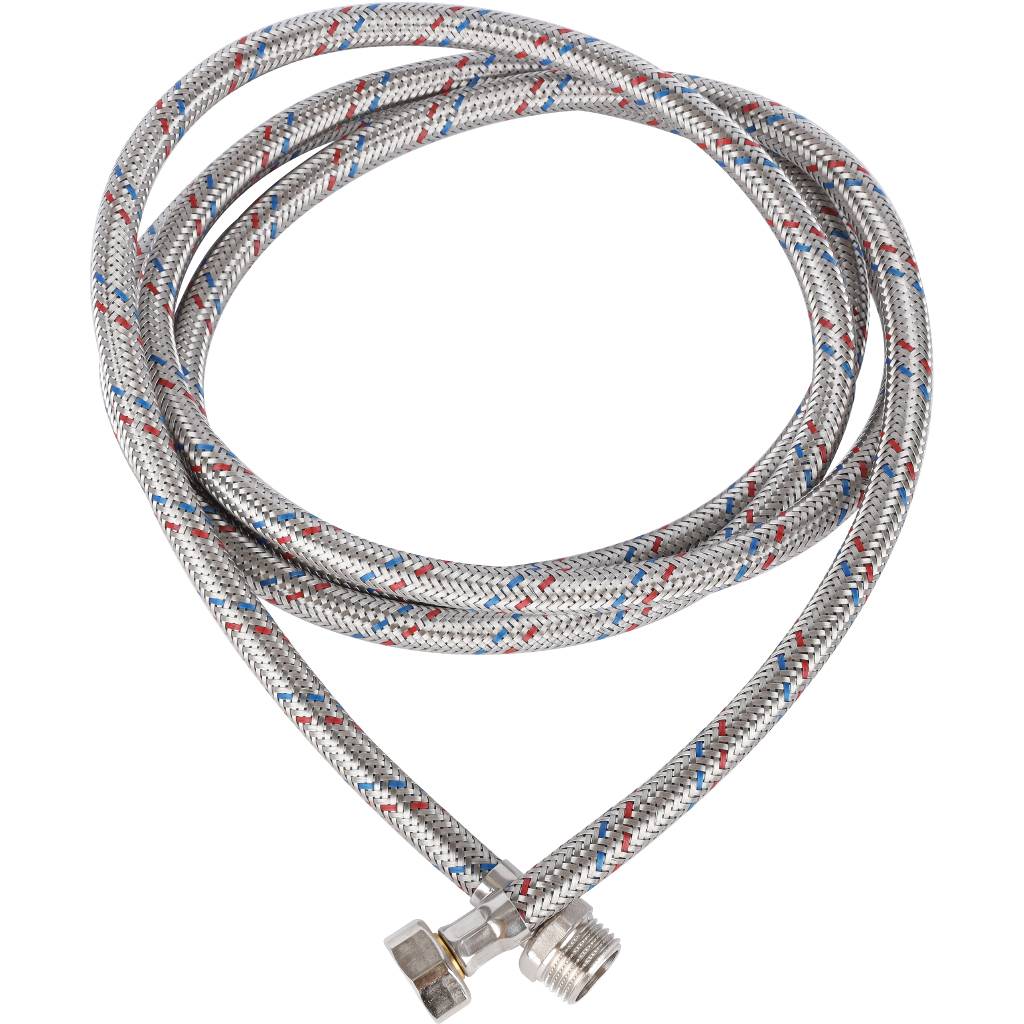 Гибкая подводка для воды STOUT НР 1/2 х ВР 1/2, длина 2500 мм, SHF-0093-081515