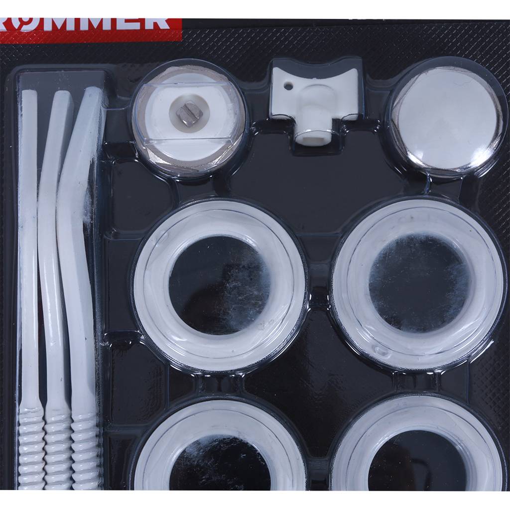 Монтажный комплект ROMMER 3/4 13 в 1 (RAL9016) c 3-мя кронштейнами, 6908600633359(97428)