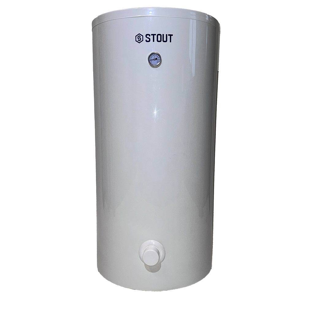 Бойлер косвенного нагрева напольный STOUT OptiBase SWH-2110 200 л с 2 теплообменниками, SWH-2110-200200