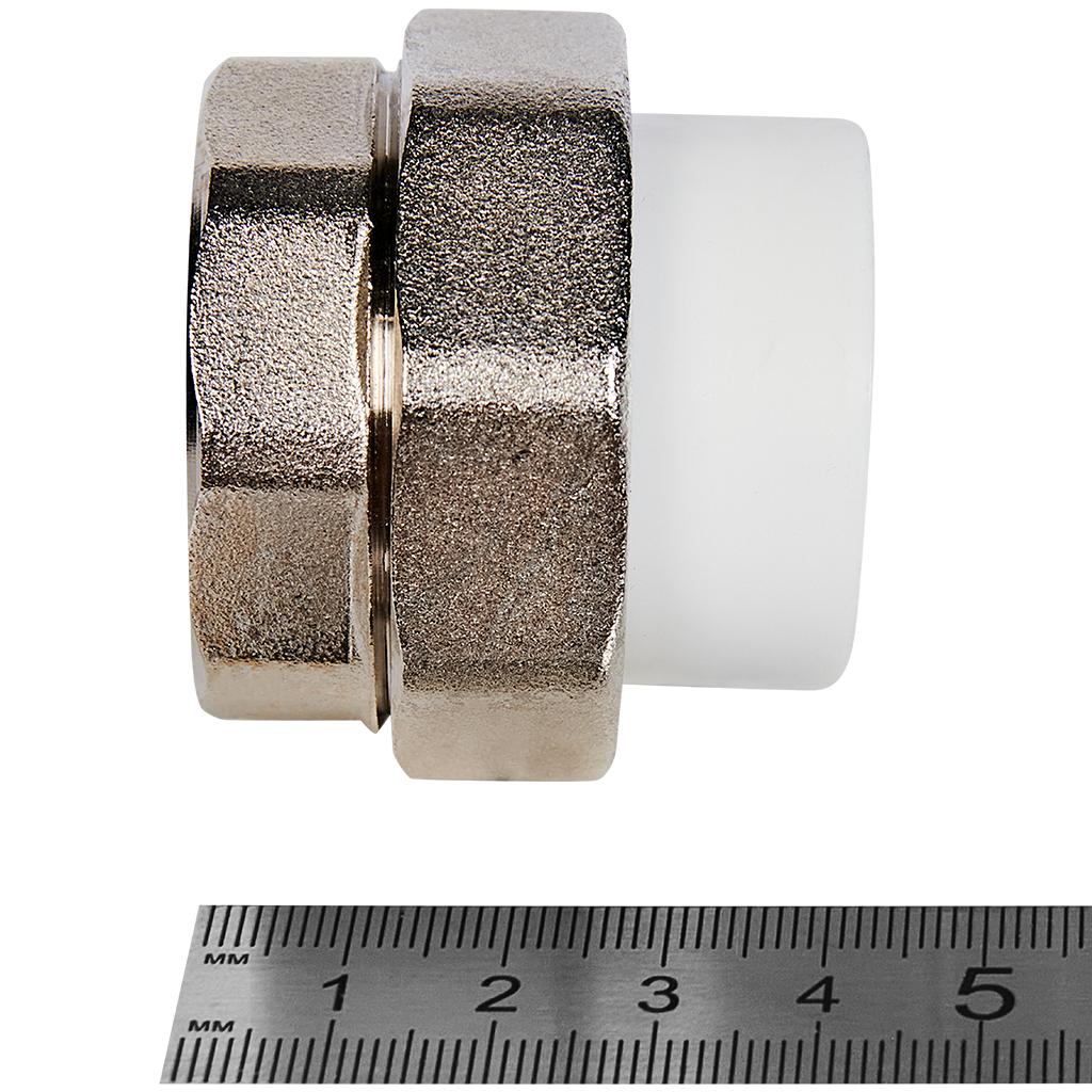 Муфта комбинированная Pro Aqua d=32-1.1/4 PP-R разъемная (американка) ВР Белая