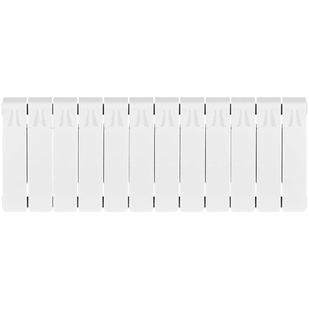 Радиатор биметаллический RIFAR MONOLIT 300 12 секций боковое подключение (белый RAL 9016), 3RM30-12